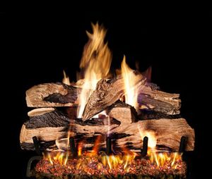 RH Peterson: Split Oak Designer Plus Vented Logs - 20"