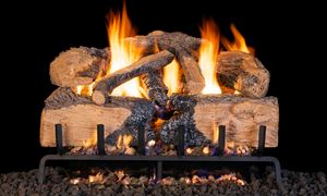 RH Peterson: G31 Series Charred Angel Split Oak Logs - 18/20"