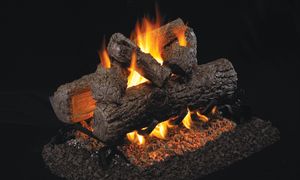 RH Peterson: Golden Oak See-Thru Logs - 16"