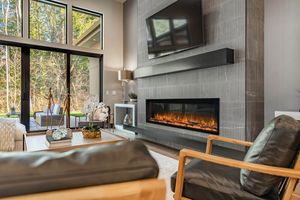 Modern Flames: 56" Landscape Pro Slim Fireplace