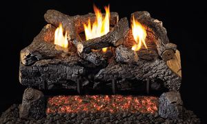 RH Peterson: G18 Series Vent-Free Evening Fyre Charred Logs - 16/18"