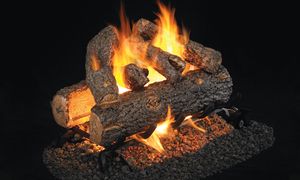 RH Peterson: Golden Oak Designer Plus See-Thru Logs - 16"