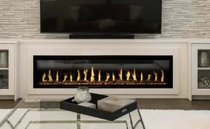 Modern Flames: 76" Orion Slim Electric Fireplace V2